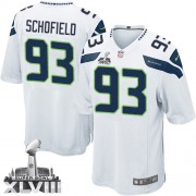 NFL O'Brien Schofield Seattle Seahawks Youth Elite Road Super Bowl XLVIII Nike Jersey - White