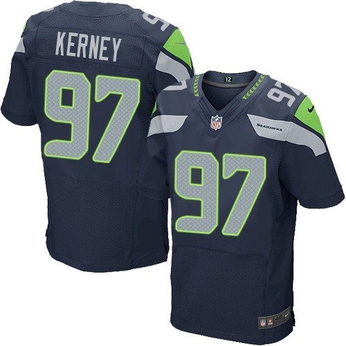 NFL Patrick Kerney Seattle Seahawks Elite Team Color Home Nike Jersey - Navy Blue