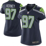 NFL Patrick Kerney Seattle Seahawks Women's Elite Team Color Home Nike Jersey - Navy Blue