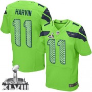 NFL Percy Harvin Seattle Seahawks Elite Alternate Super Bowl XLVIII Nike Jersey - Green