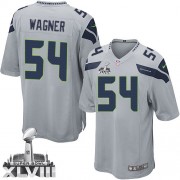 NFL Bobby Wagner Seattle Seahawks Game Alternate Super Bowl XLVIII Nike Jersey - Grey