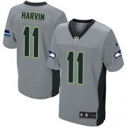 NFL Percy Harvin Seattle Seahawks Elite Nike Jersey - Grey Shadow