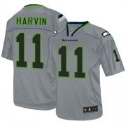 NFL Percy Harvin Seattle Seahawks Elite Nike Jersey - Lights Out Grey