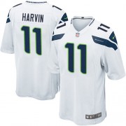 NFL Percy Harvin Seattle Seahawks Game Road Nike Jersey - White