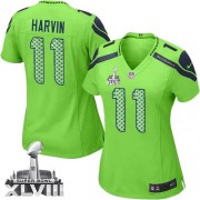 NFL Percy Harvin Seattle Seahawks Women's Elite Alternate Super Bowl XLVIII Nike Jersey - Green