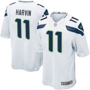 NFL Percy Harvin Seattle Seahawks Youth Game Road Nike Jersey - White