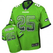 NFL Richard Sherman Seattle Seahawks Elite Drift Fashion Nike Jersey - Green