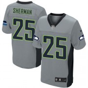 NFL Richard Sherman Seattle Seahawks Elite Nike Jersey - Grey Shadow