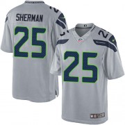 NFL Richard Sherman Seattle Seahawks Limited Alternate Nike Jersey - Grey