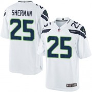NFL Richard Sherman Seattle Seahawks Limited Road Nike Jersey - White