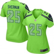 NFL Richard Sherman Seattle Seahawks Women's Elite Alternate Nike Jersey - Green