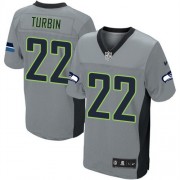 NFL Robert Turbin Seattle Seahawks Elite Nike Jersey - Grey Shadow