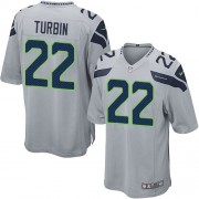 NFL Robert Turbin Seattle Seahawks Game Alternate Nike Jersey - Grey