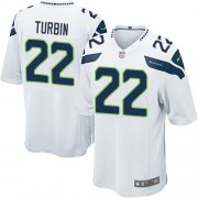 NFL Robert Turbin Seattle Seahawks Game Road Nike Jersey - White