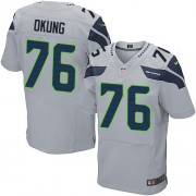 NFL Russell Okung Seattle Seahawks Elite Alternate Nike Jersey - Grey