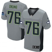 NFL Russell Okung Seattle Seahawks Elite Nike Jersey - Grey Shadow