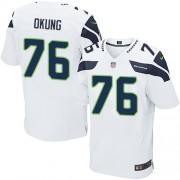 NFL Russell Okung Seattle Seahawks Elite Road Nike Jersey - White