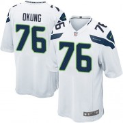 NFL Russell Okung Seattle Seahawks Game Road Nike Jersey - White