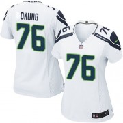 NFL Russell Okung Seattle Seahawks Women's Elite Road Nike Jersey - White