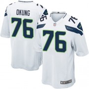 NFL Russell Okung Seattle Seahawks Youth Elite Road Nike Jersey - White