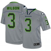 NFL Russell Wilson Seattle Seahawks Elite Nike Jersey - Lights Out Grey