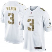 NFL Russell Wilson Seattle Seahawks Elite Salute to Service Nike Jersey - White