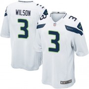 NFL Russell Wilson Seattle Seahawks Game Road Nike Jersey - White