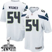 NFL Bobby Wagner Seattle Seahawks Youth Elite Road Super Bowl XLVIII Nike Jersey - White