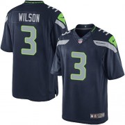 NFL Russell Wilson Seattle Seahawks Limited Team Color Home Nike Jersey - Navy Blue