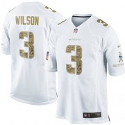 NFL Russell Wilson Seattle Seahawks Limited Salute to Service Nike Jersey - White