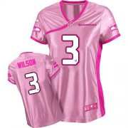 NFL Russell Wilson Seattle Seahawks Women's Elite Be Luv'd Nike Jersey - Pink