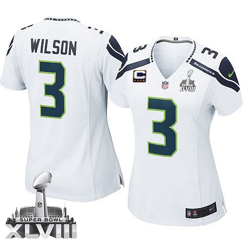 white seahawks jersey women's