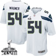 NFL Bobby Wagner Seattle Seahawks Youth Limited Road Super Bowl XLVIII Nike Jersey - White