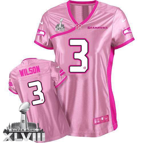 Luv'd Super Bowl XLVIII Nike Jersey - Pink