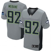 NFL Brandon Mebane Seattle Seahawks Elite Nike Jersey - Grey Shadow