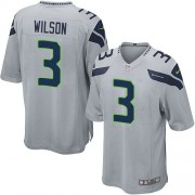 NFL Russell Wilson Seattle Seahawks Youth Elite Alternate Nike Jersey - Grey