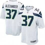 NFL Shaun Alexander Seattle Seahawks Game Road Nike Jersey - White