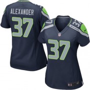 NFL Shaun Alexander Seattle Seahawks Women's Game Team Color Home Nike Jersey - Navy Blue