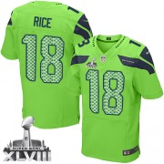 NFL Sidney Rice Seattle Seahawks Elite Alternate Super Bowl XLVIII Nike Jersey - Green