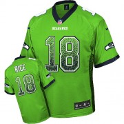 NFL Sidney Rice Seattle Seahawks Elite Drift Fashion Nike Jersey - Green