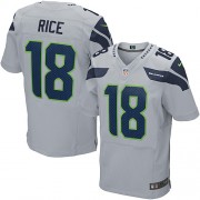 NFL Sidney Rice Seattle Seahawks Elite Alternate Nike Jersey - Grey
