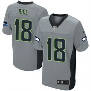 NFL Sidney Rice Seattle Seahawks Elite Nike Jersey - Grey Shadow