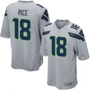 NFL Sidney Rice Seattle Seahawks Game Alternate Nike Jersey - Grey