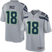 NFL Sidney Rice Seattle Seahawks Limited Alternate Nike Jersey - Grey