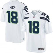 NFL Sidney Rice Seattle Seahawks Limited Road Nike Jersey - White