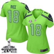NFL Sidney Rice Seattle Seahawks Women's Elite Alternate Super Bowl XLVIII Nike Jersey - Green