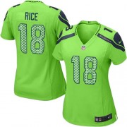 NFL Sidney Rice Seattle Seahawks Women's Limited Alternate Nike Jersey - Green