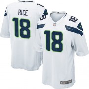 NFL Sidney Rice Seattle Seahawks Youth Game Road Nike Jersey - White