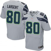 NFL Steve Largent Seattle Seahawks Elite Alternate Nike Jersey - Grey