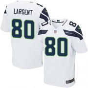 NFL Steve Largent Seattle Seahawks Elite Road Nike Jersey - White
